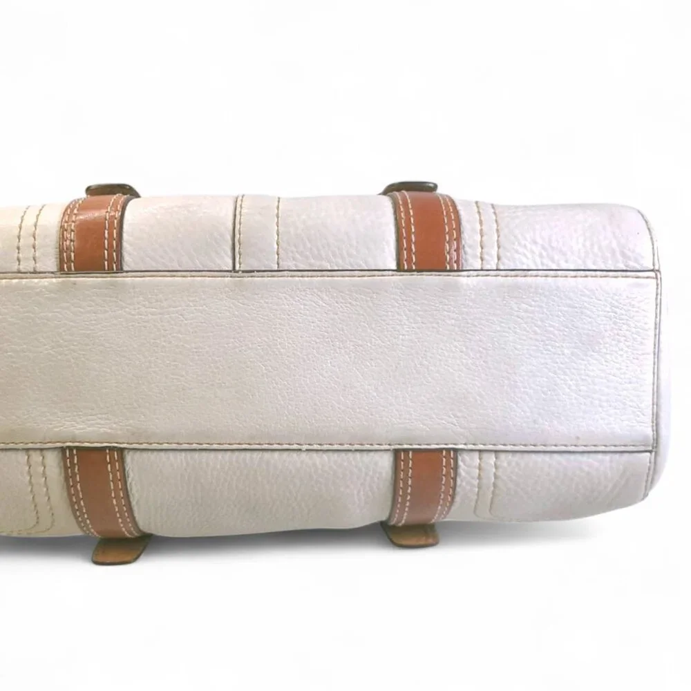 Vintage COACH CHELSEA SATCHEL IVORY/CREAM - Picture 4 of 9